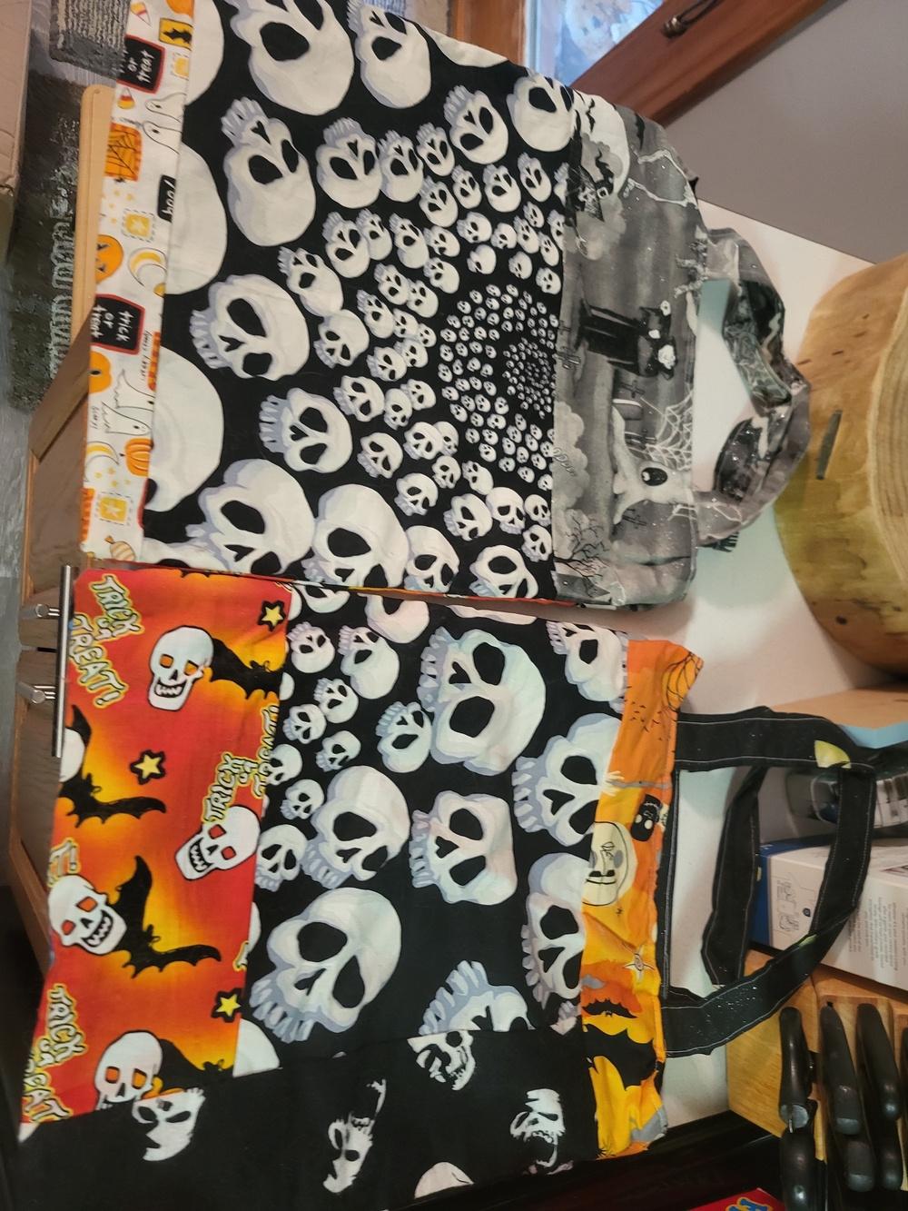 Halloween Trick or Treat bags, homemade (lot 2)